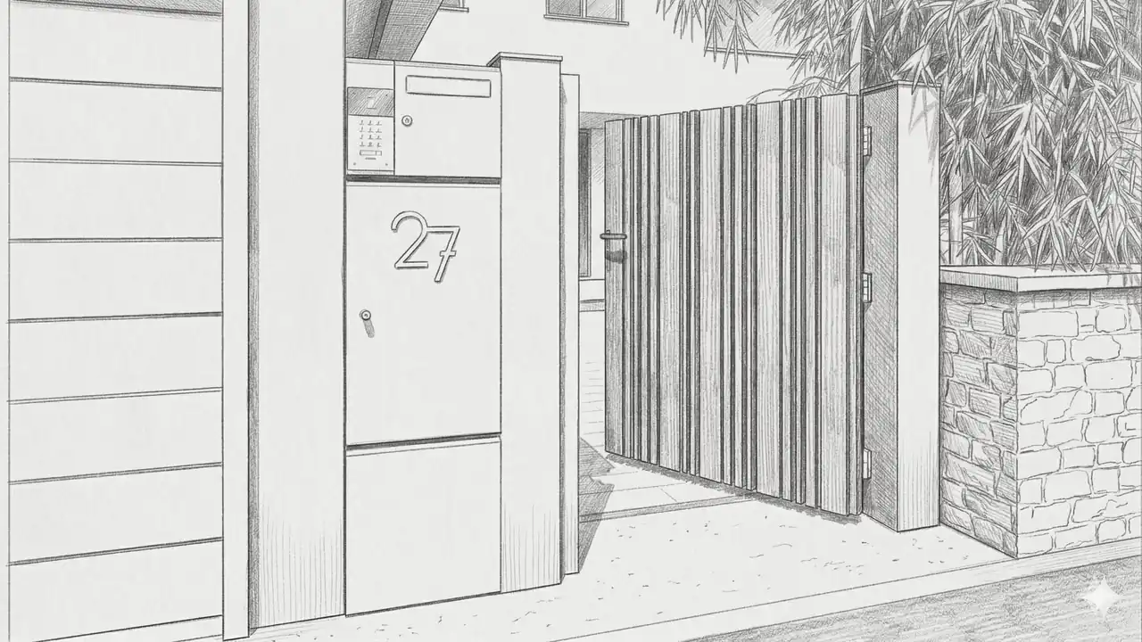 Étude d'un portillon aluminium sur mesure