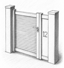 Portillon semi-fixe Bitik